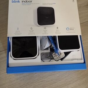 3 Blink Indoor Security Cameras - White